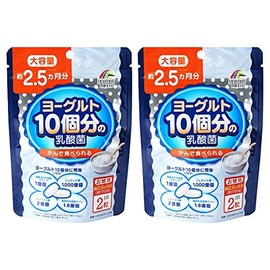 Unimatric Ricen Lactobacillus Containing Food, Chewable Tablets, Yogurt Contains 10 Pieces, Large Capacity 2.5 Months Supply, 200 mg, 154 Tablets, Set of 2