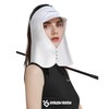 Cooling Neck Care Hat Stylish Sun Blocker Gray