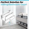 Clear Acrylic Sliding Shower Door Bottom Guide with Screw fits