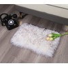 Asuprui Sheepskin Pet Bed Mat 100% Sheepskin Deluxe Dog Crate