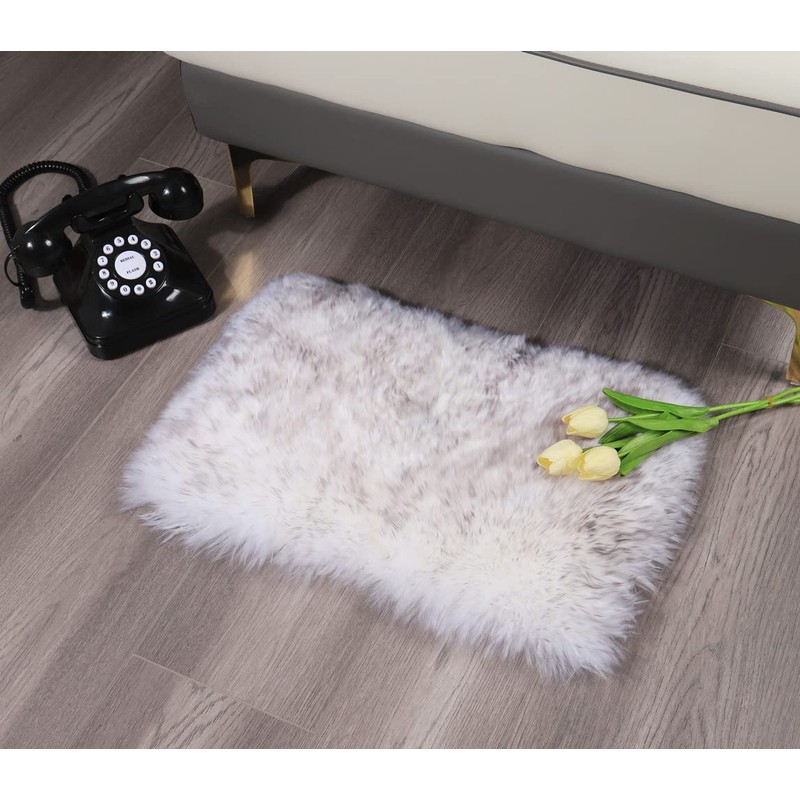 Asuprui Sheepskin Pet Bed Mat 100% Sheepskin Deluxe Dog Crate