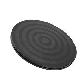 回転台 直径20cm ターンテーブル 大型 360度回転 プロジェクター モニター台 植木鉢台 電話機 陶芸 粘土ツール 調味料用 滑り止め 耐久性 丸型 回転スイベルスタンド【ブラック】