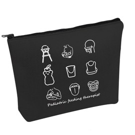 PWHAOO Pediatric Feeding Therapist Cosmetic Bag Speech Language Pathologist Gift Feeding Therapy Appreciation Gift, Pediatric feeding B