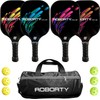 AOBORTY Pickleball Paddles 4 Pack - USAPA Light Graphite Premium