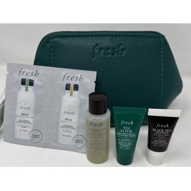 Fresh Travel Skincare Set With  Cosmetics Bag F34
