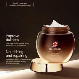 Deliisto Nourish Night Cream – Hydrating & Firming Sleeping Mask with Multi-Essence Anti-Aging Formula