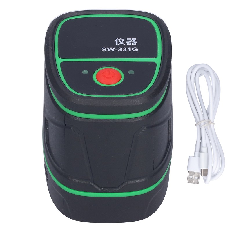 SW‑331G Cross Laser Meter Horizontal Vertical Green Beam Leveling Tool