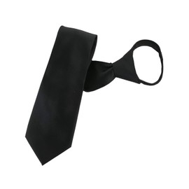 [Businessman Support] One-touch Necktie with Dimple Included, Easy Zip, Formal, Silk Touch, Ceremonial Occasions, Weddings, Men's, Funerals, Going to Night, Memorial Services, Remembrance Necktie,