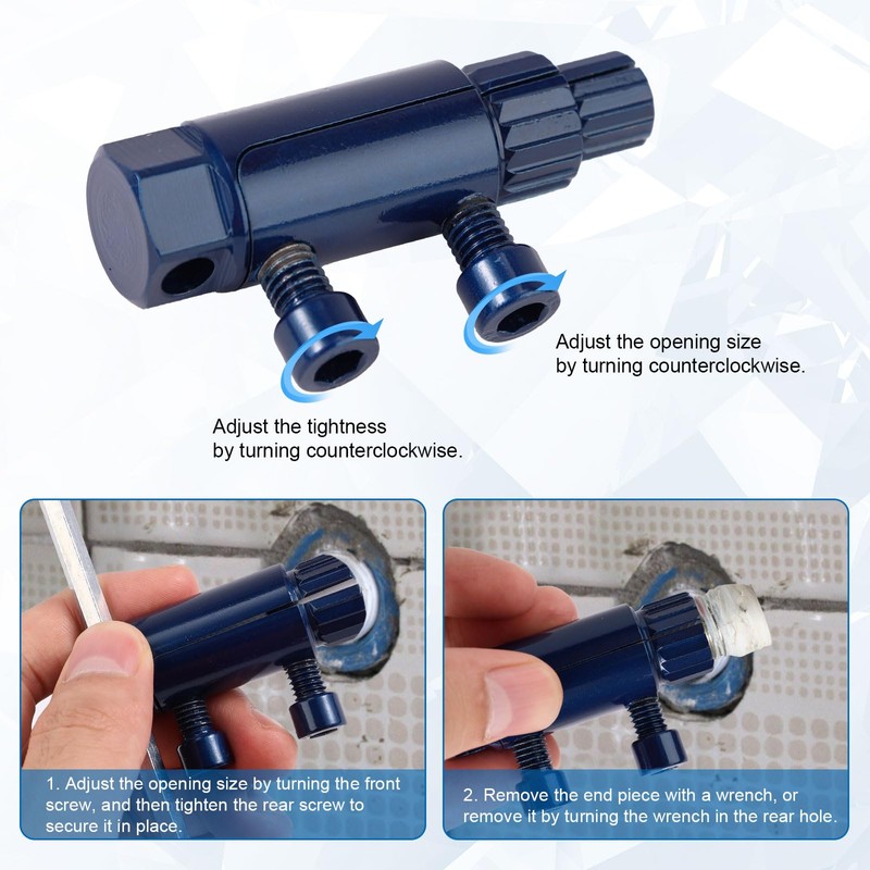 Broken Valve Thread Extractor Tool, Faucet Remover Tool with Water