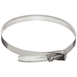 Dixon LSS216 Stainless Steel 301 LSS Style Quick Release Worm-Drive Clamp, 1/2" Band Width, 10-12/64" to 14" Hose OD Range