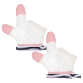 SHOWERORO Thumb Sucking Guard Anti-bite Gloves for Boys and Girls Finger Sucking Stopper Winter Safety Gloves