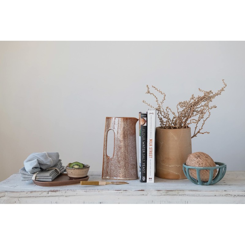 Stoneware Bowls with Reactive Glaze Finish, Set of 4