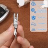 Tweruna 5 Pack Deep Carry Pocket Clip with Keychain, Heavy