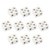 uxcell 2 Way Ceramics Terminal Blocks High Temp Porcelain Ceramic