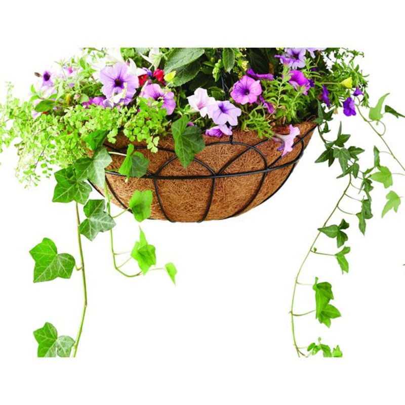 Frillybutts 1PCS 24 Inch Coco Liners for Planters,Round Basket Shaped