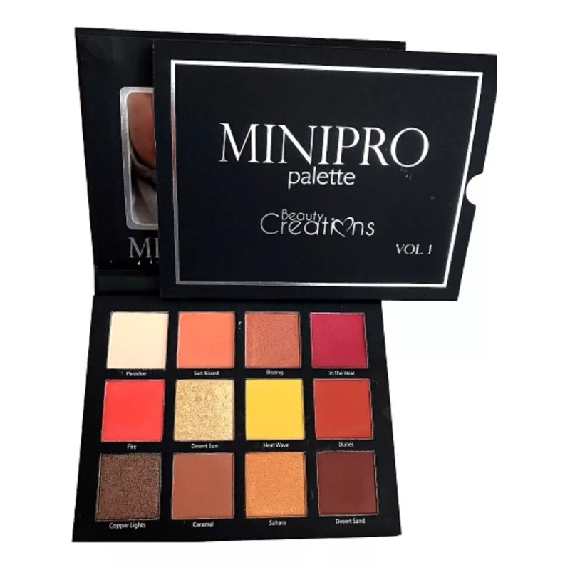 Beauty Creations Minipro Paleta De Sombras 12 Tonos Vol. 1