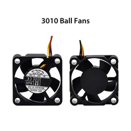ELVES K1/K1C/K1 Max Extruder Fan Kit 3010 Axial Cooling Fan DC 24V Extruder Hotend Heat Sink Fan High Airflow Dual Ball Bearing Fan for K1/K1C/K1 Max 3D Printer Accessories Replacement