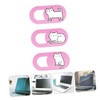 jojofuny 3pcs Adorable Cat Webcam Cover Set Slide Camera Protectors