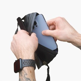 Lomo Wallaby Schwimmtasche - Dry Bag Hüfttasche, Schwarz