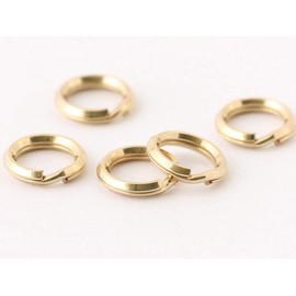 40 Qty. 14k Gold Filled Split Rings (5.2mm splitring Diameter) by JensFindings
