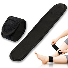 Como Life Warm Titanium Warm Band (Set of 2) Titanium Warm Band Wrist Warmer Wrist Ankle Band Black No Power Supply Needed Roll Up Titanium Coating Heat Storage Heat Retention Machine Washable Velcro