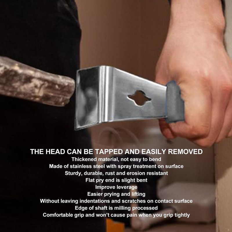 Woodworking Pry Iron Remover, Lever Scraper for Crowbar Remover, Woodworking