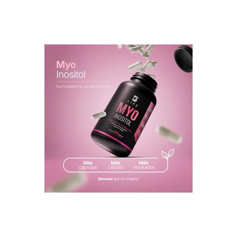 B Life Myo Inositol de 200 cápsulas