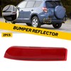Rear Bumper Reflector ABS Red Tail Bumper Side Marker Reflector