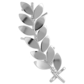 Ear Cuff No Piercing Made of Sterling Silver, Greek Jewellery Handmade by Emmanuela, Ear Climber Earring Cuff Not Pierced Ear Cuff