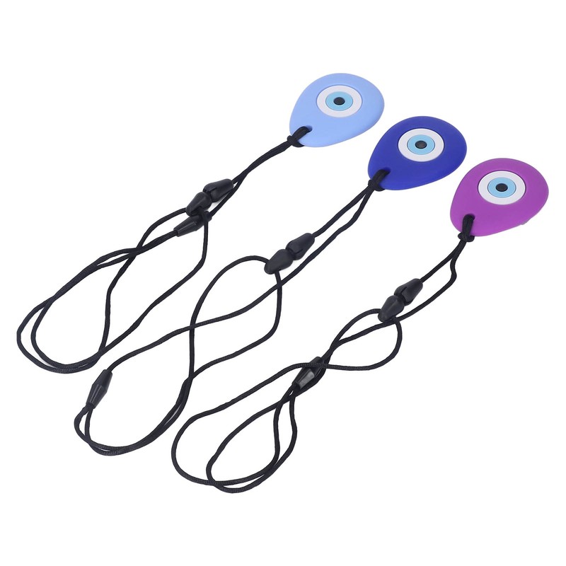 3pcs Drop Shaped Baby Teething Toy Soft Portable Silicone Infant