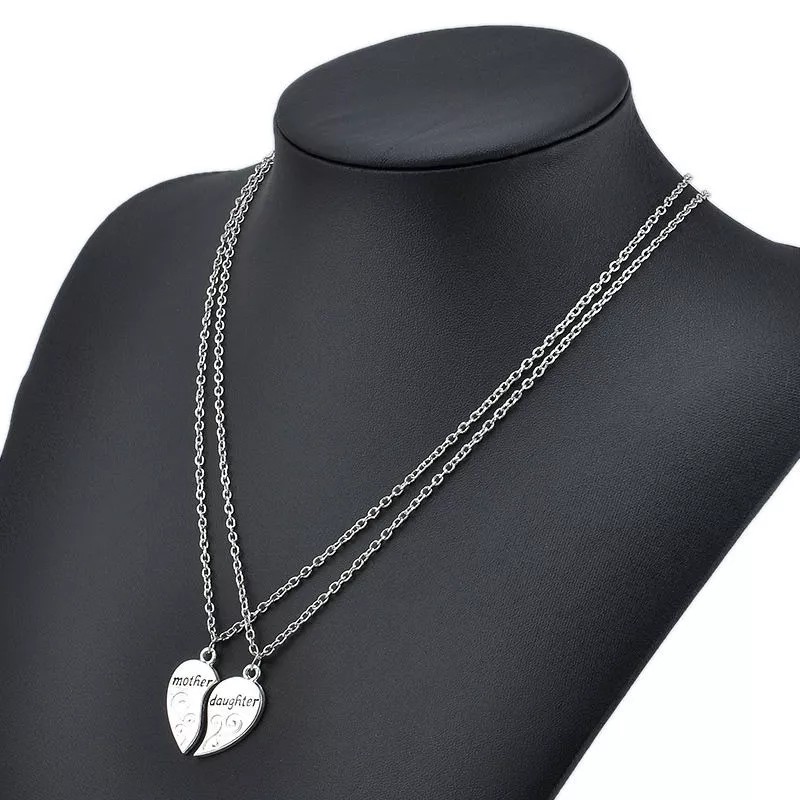 Deluxe 2 Collares Mamá Hija 10 Mayo Madre Cumpleaños Regalos