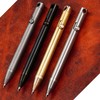 KeyUnity KP00 Permanent Ballpoint Pen, Lightweight, Titanium Small Pen, Bullet