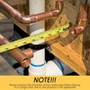 4 Pieces Plastic Radiator Pipe Covers Radiator Pipe Collars Pipe