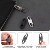6 PCS Zipper Clip Theft Deterrents, Double Zipper Pull Replacements