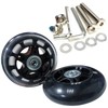 Miayaya Luggage Suitcase Wheels Replacement Kits 80mm x 24mm Universal