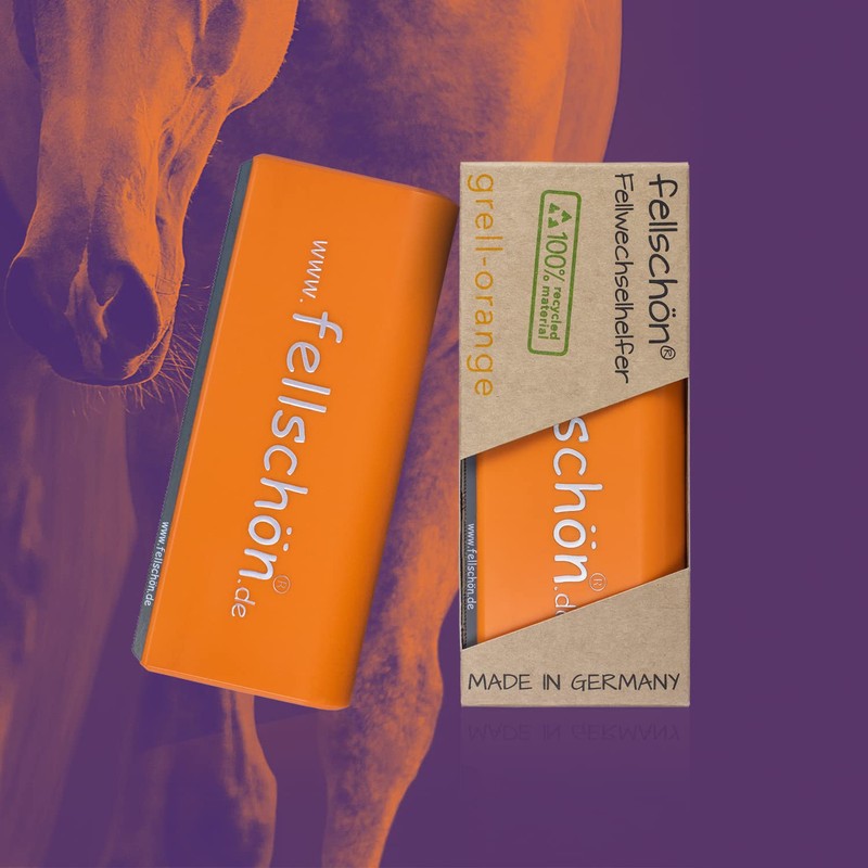 fellschön® Fur Changing Aid Bright Orange 100% Recycled Material