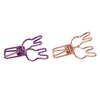 100Pcs Bunny Binder Clips Hollow Out Strong Clamping Sturdy Metal