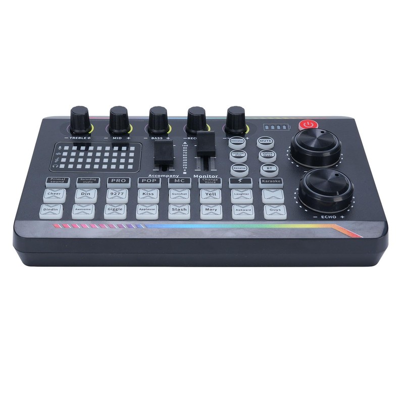 Live Sound Card with DJ Mixer Effects,Audio Interface for PC