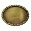 Urban Backwoods Link Blank Antique Brass Belt Buckle for Interchangeable