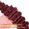 WuvuSnm Human Hair Braiding Deep Wave Boho Braids Bulk Hair