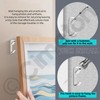 Cimeton 75Pcs 5 Sizes Picture Hangers Picture Hanging Kit Picture