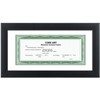 CORE ART 5x10 Business License Frame in Black, Professional Bank