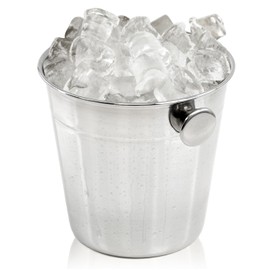 GEEZY Stainless Steel Mini Ice Bucket Home Bar Ice Cube Serving Bucket Outdoor Party Wine Cooler Single Wall Champagne Cooler