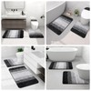 Arotive Microfiber Bathroom Rugs, Shaggy Soft and Absorbent Bath Rug,