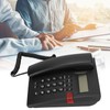 Landline Telephone, Desktop Corded Telephone with LCD Display Wired Desktop