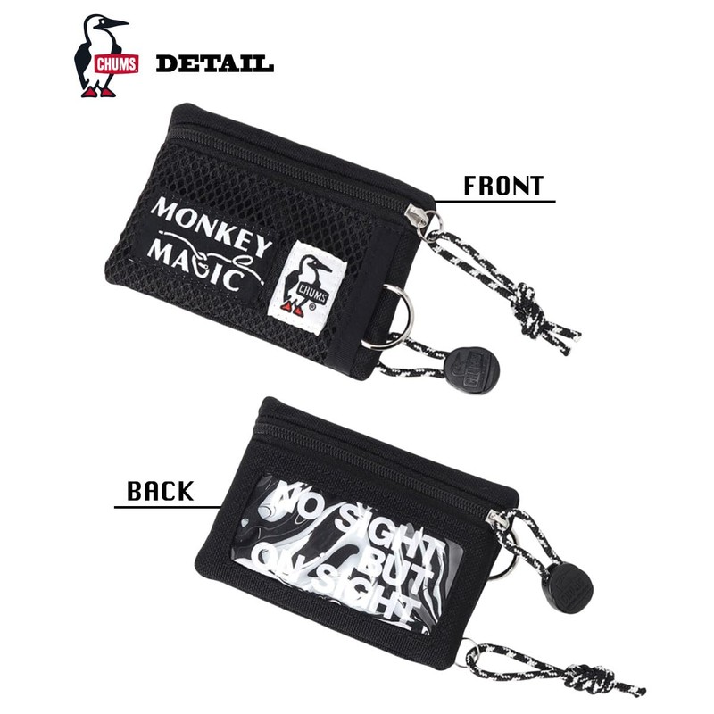 CHUMS 25 Monkey Magic Mesh Key Coin Case 25 Monkey