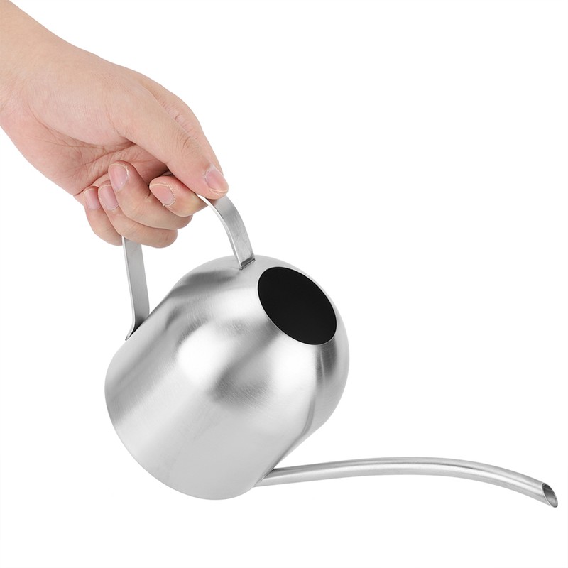 500ml Stainless Steel Indoor Outdoor Watering Can Garden Plant Flower