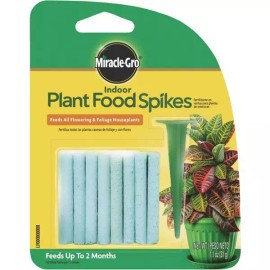 Miracle Gro (2)- 24 PK Miracle-Gro 6-12-6 Indoor Plant Food Fertilizer Spikes 2 pk