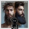 Pack 3 Bálsamos Para Crecimiento de Barba JRFFGWKY con Bergamota,