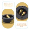 KICHOUSE 2pcs Audio Junction Box Speaker Terminal Crimp Terminals for